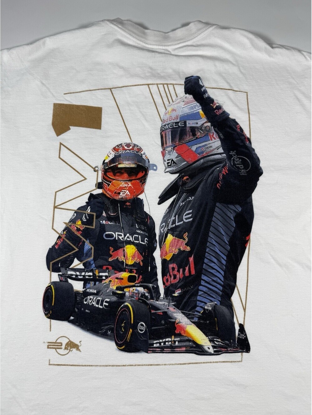 Oracle Red Bull Racing x American Eagle F1 Graphic T Shirt Men XL Verstappen